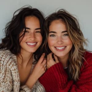 Siblings are enjoying time together